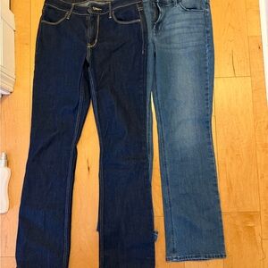 Old Navy Women's Two-Tone Boot Cut Jeans